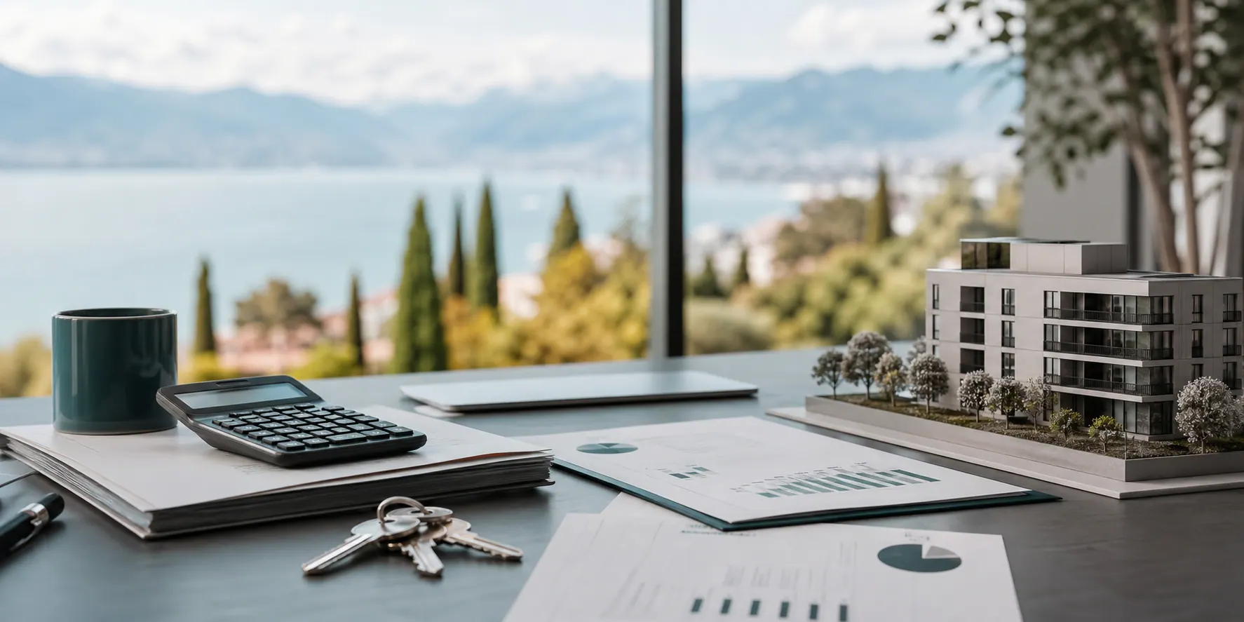 How much does property management cost in the canton of Vaud?